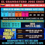 FIJOS PARA LOTTO ACTIVO Y LA GRANJITA + TRIPLES GRATIS PARA LA LOTERIA DEL CHANCE Y ZULIA